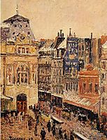 View of Paris, Rue d-Amsterdam, 1897, pissarro