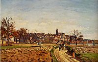 View of Pontoise, 1873, pissarro