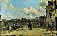 View of Pontoise: Quai au Pothuis, 1868, pissarro