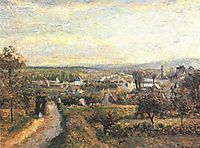 View of Saint Ouen L-Aumone, 1876, pissarro