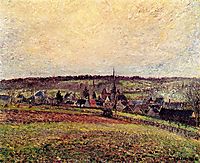The Village of Eragny, 1885, pissarro