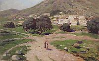 At the foot of the mountain, c.1900, polenov