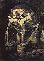 Church of St. Helena. Aisle of the temple of the Holy Sepulcher., 1882, polenov