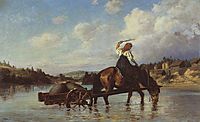 Crossing of the River Oyat, 1872, polenov