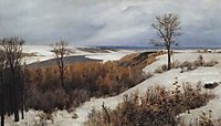 Early snow. Behovo., 1891, polenov