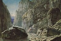 The gorge of the Rocky Mountains, 1897, polenov