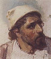 Head of Christ, c.1887, polenov