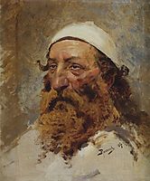 Head of Jewish Man, 1884, polenov