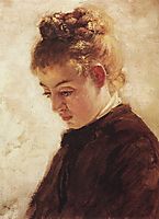 The head of model Blanche Orme, 1875, polenov