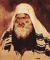 Head of old jew, 1895, polenov