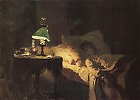 The ill woman, c.1886, polenov