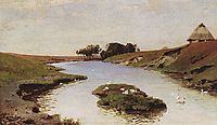 Landscape with a river, 1888, polenov