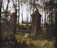 Old gates. Vel. Normandy., 1874, polenov