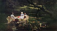On the boat. Abramtsevo., 1880, polenov