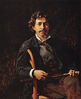 Portrait of the Artist Ilya Repin, 1879, polenov