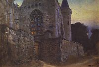 Redon Abbey, c.1875, polenov