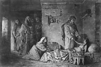 The Ressurection of Jair-s daughter, 1870, polenov