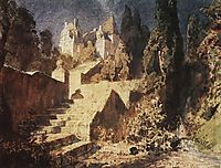 Stairway to Castle, c.1883, polenov