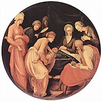 Birth of John the Baptist, 1526, pontormo