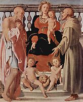 Madonna with St. Francis and St. Jerome, 1522, pontormo
