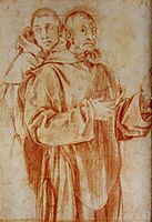 Study of Two Carthusian Monks, 1525, pontormo