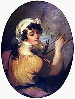 Portrait of a Woman (Painter), 1800, portuense
