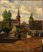 Aldeia de Saint-Sauves, 1881, pousao