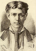 Auto-retrato, 1876, pousao