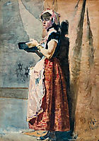 Rapariga Romana, 1882, pousao
