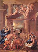 Adoration of the Shepherds, poussin