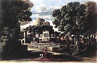 The Ashes of Phocion collected by his Widow, 1648, poussin