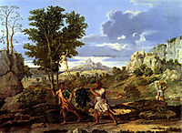 Autumn. The Grapes from the Promised Land, 1660-1664, poussin