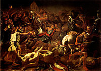 Battle of Gideon Against the Midianites, 1626, poussin