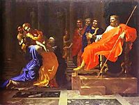 Esther before Ahasuerus, poussin