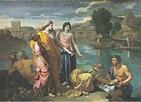 The Finding of Moses, 1638, poussin