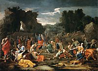 Gathering of Manna, c.1637, poussin