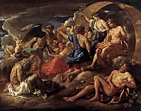 Helios and Phaeton with Saturn and the Four Seasons, 1629-30, poussin