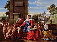 Holy Family, 1650, poussin