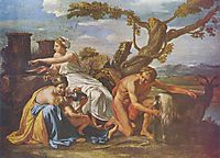 The Infant Jupiter Nurtured by the Goat Amalthea, c.1638, poussin