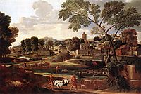 Landscape with Funeral of Phocion, 1648-1650, poussin