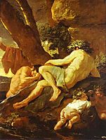 Midas Bathing in Pactolus, 1627, poussin