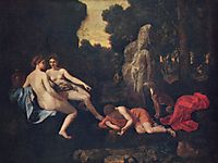 Narcissus and Echo, poussin