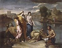 Pharaoh-s Daughter Finds Baby Moses, 1638, poussin