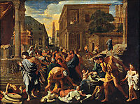 The Plague of Ashdod, poussin