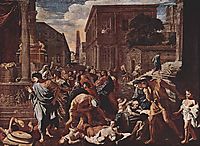 The Plague at Ashod, 1630, poussin