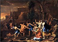 The Rescue of Pyrrhus, 1634, poussin