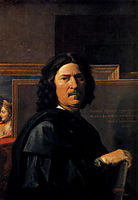 Self Portrait, 1650, poussin