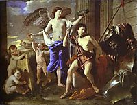 The Triumph of David, 1630, poussin