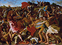 Victory of Joshua over the Amalekites, c.1625, poussin