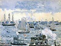 Boston Harbor, c.1905, prendergast
